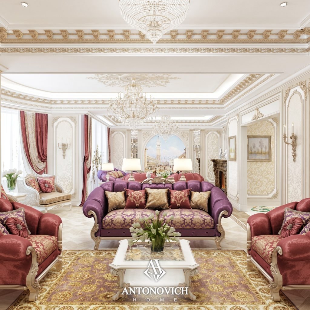 Мебель в гостиную в классическом стиле от Antonovich Home