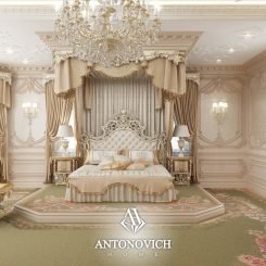 Спальня в классическом стиле от Antonovich Home