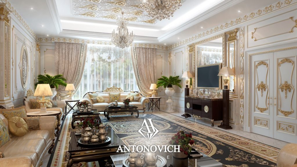 Мебель в классическом стиле для гостиной от Antonovich Home
