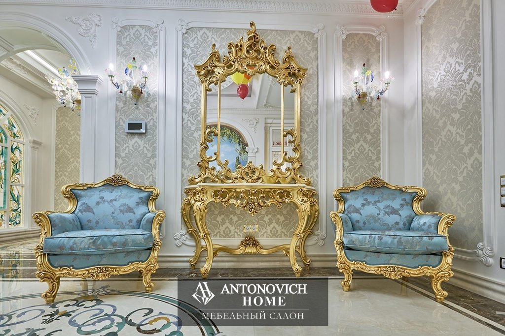 Итальянская мебель в классическом интерьере от Antonovich Home от Antonovich Home